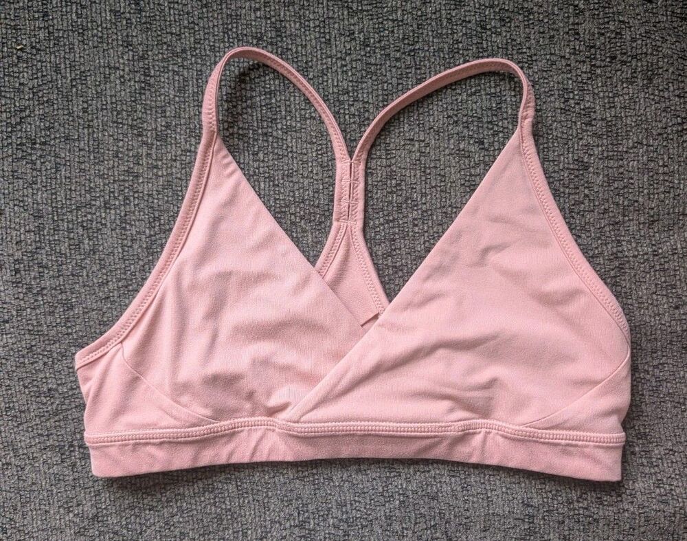 Patagonia Sports Bra Women M Pink Wireless Yoga Low Impact